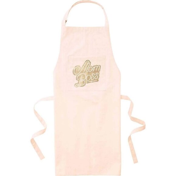 NWT Paper Source Mom Boss Apron Pink Gold OS - Picture 1 of 2